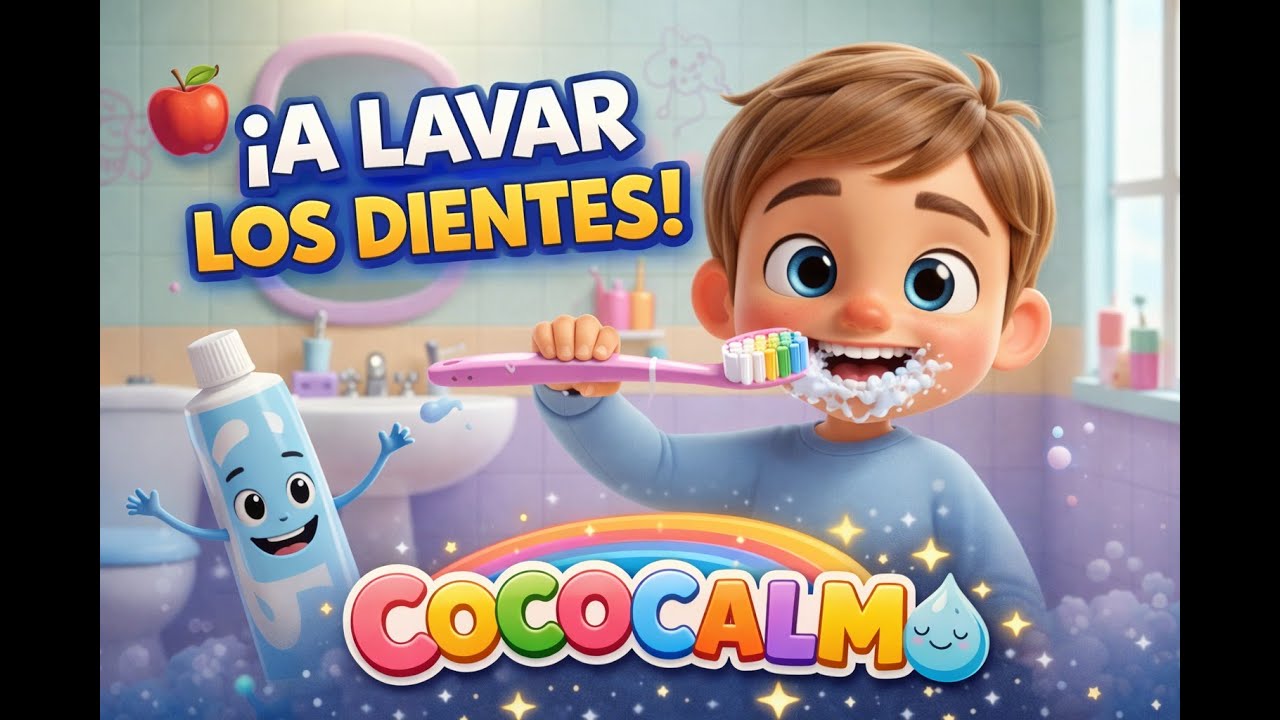 COCOCALM 🌈 Hábitos Saludables: ¡A Comer y a Lavar los Dientes!