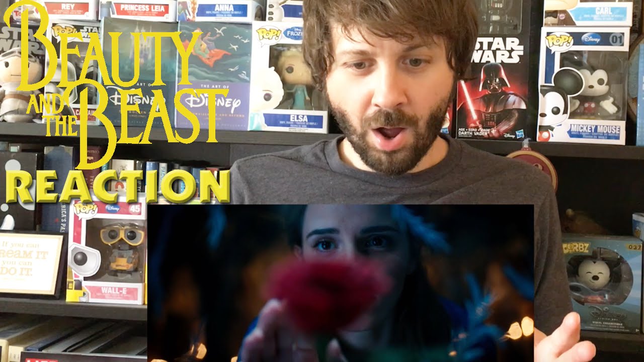 BEAUTY AND THE BEAST TEASER TRAILER REACTION