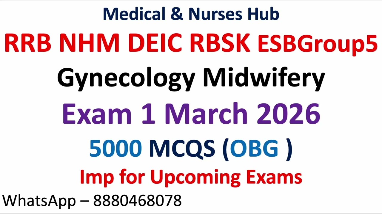 Gynaecology Maternal Health Nursing  MCH Care class | #MCHcare #DEICNurse