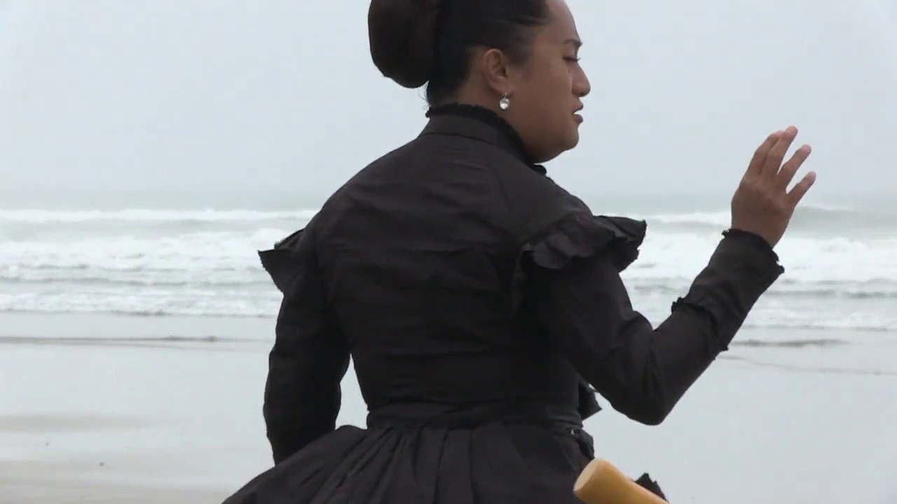 Making of 'Takitimu Landing Site, Waimārama' by Yuki Kihara