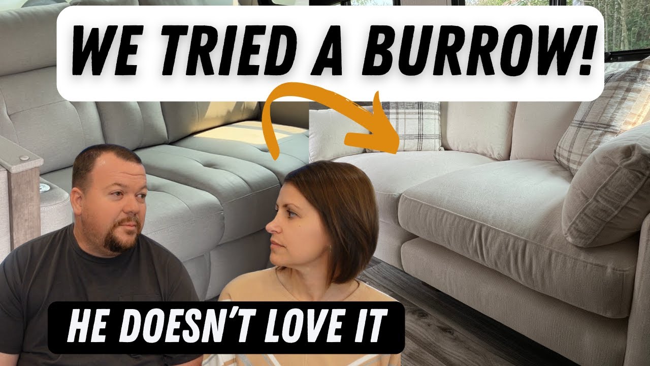Замена дивана в автодоме! Обзор модульного дивана Burrow Union