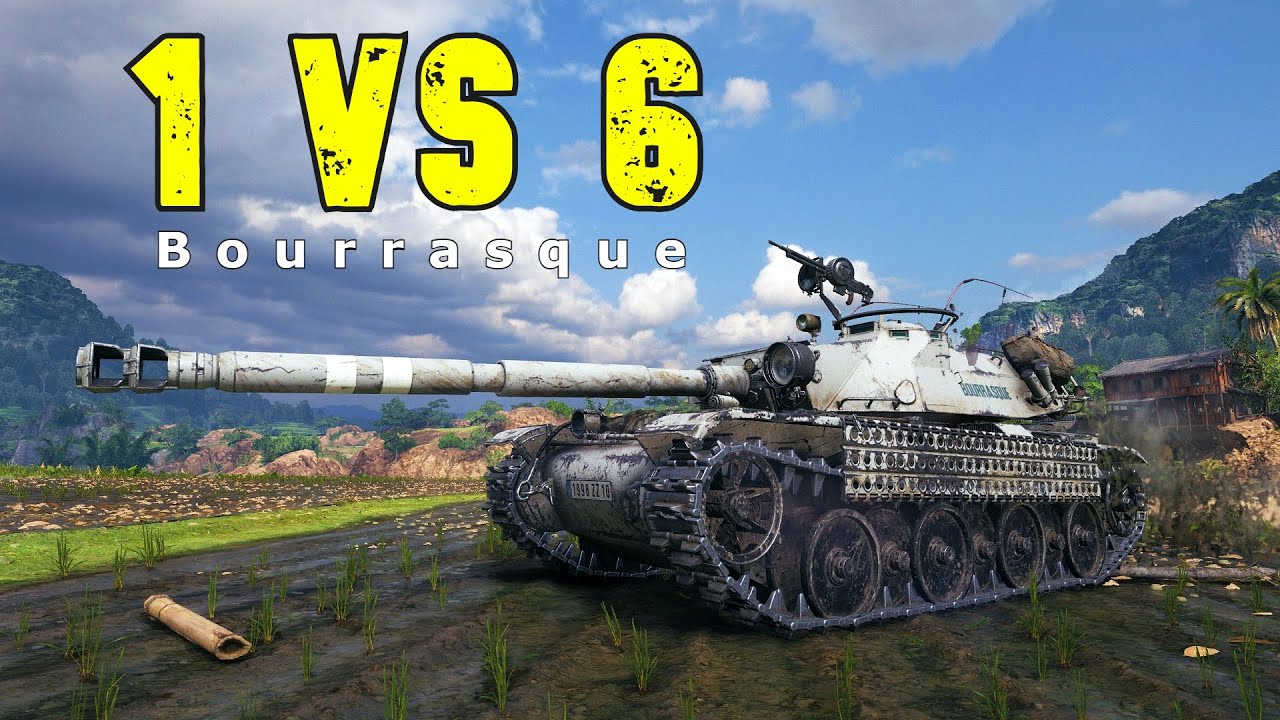 World of Tanks Bat.-Châtillon Bourrasque - 1 VS 6