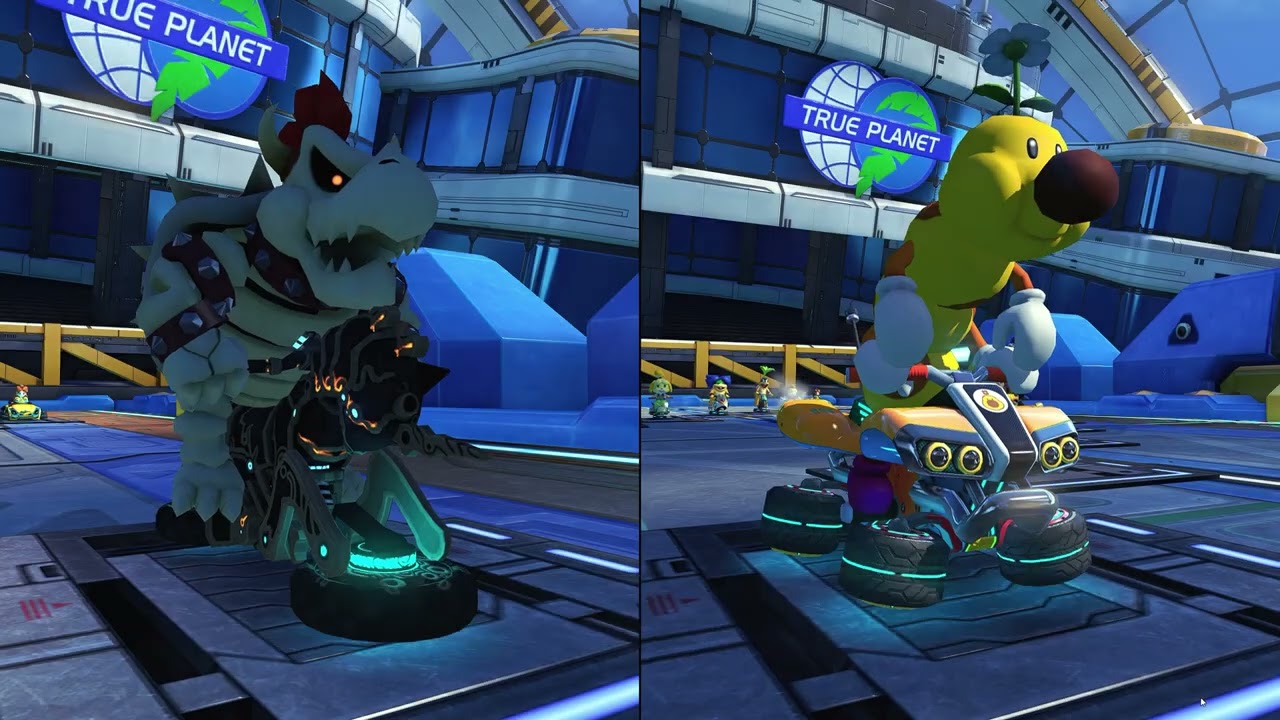 Mario Kart 8 катаем гонки