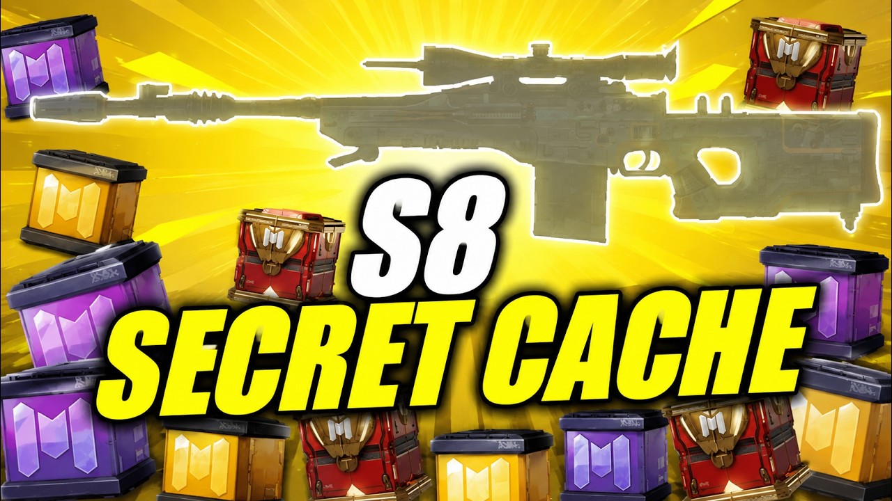 Season 8 Secret Cache = FREE Sniper Legendary?! 🔥