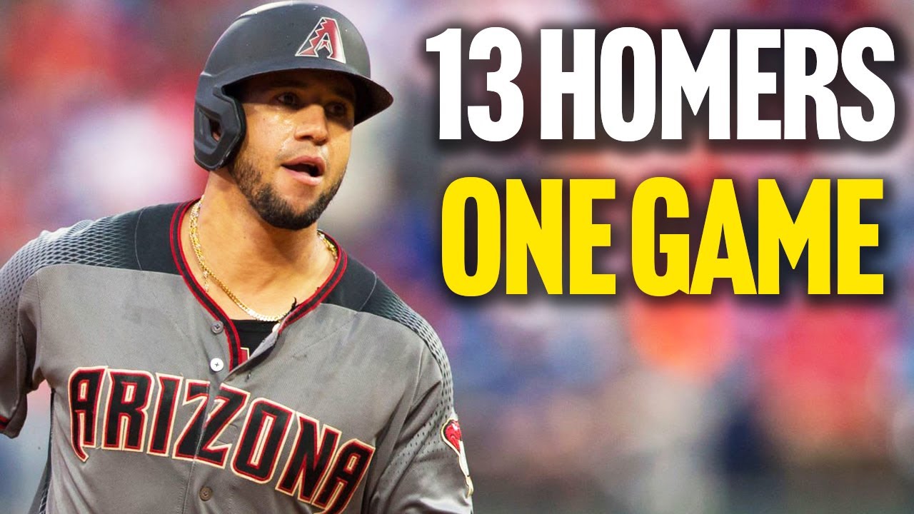 Every home run from the MLB game with the most homers in history (13 total)