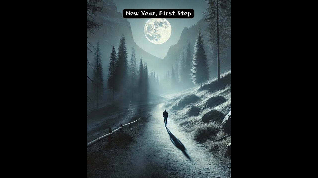 New Year, First Step  #korean#emotional#poetry#ilustration