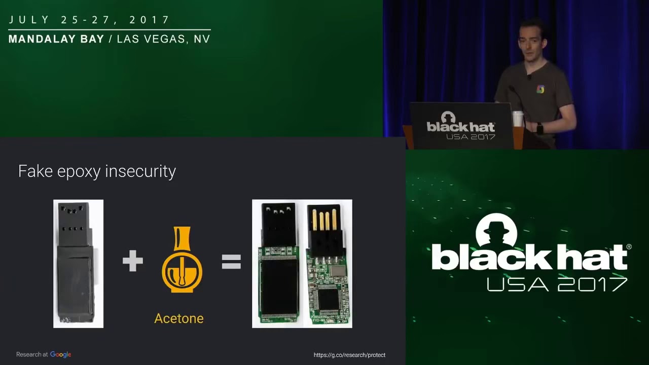 Black Hat USA 2017 Attacking Encrypted USB Keys the Hardware Way