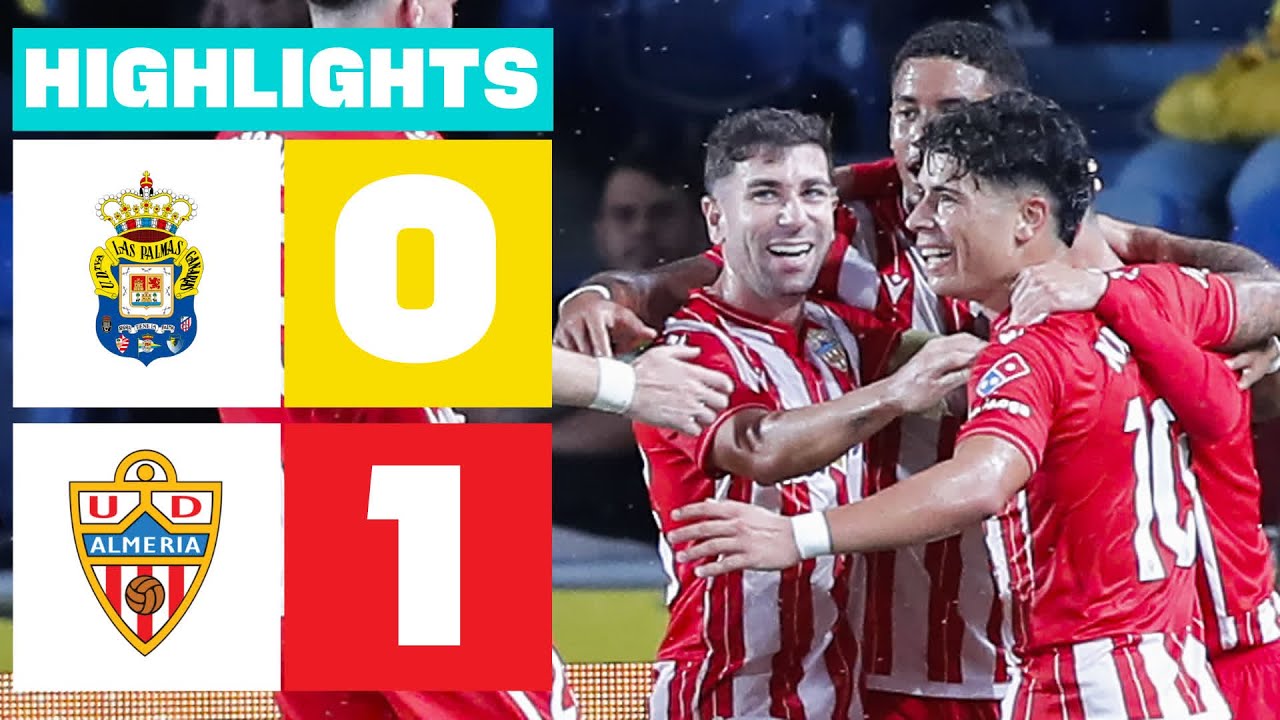 UD LAS PALMAS 0 - 1 UD ALMER&Iacute;A | RESUMEN LALIGA HYPERMOTION