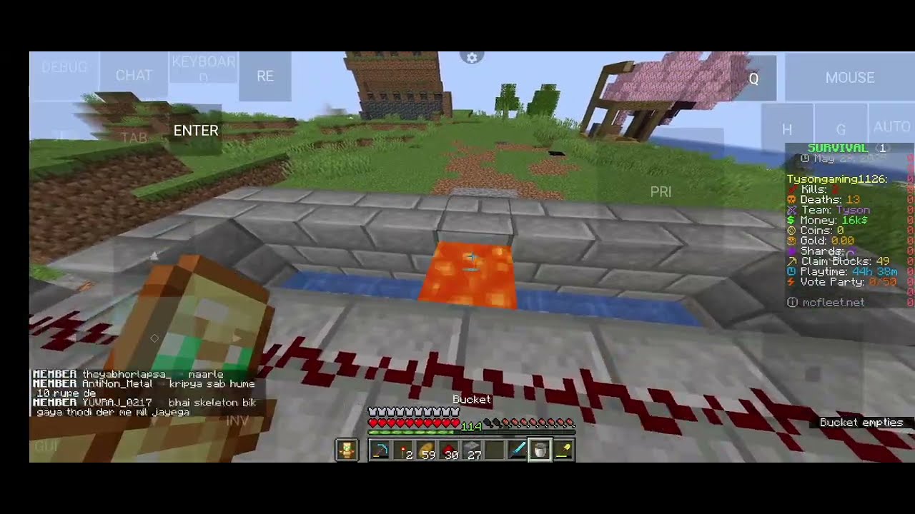 Making Bone meal farm in mc fleet server #gamerfleet #minecraft #gaming #mcfleet #jackbhaiya