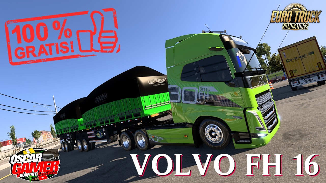 DOWNLOAD MOD GRATIS - ETS2 1.58 - VOLVO FH 16 - NOS 7 EIXOS - MAPA MINAS GERAIS - LINCK NA DESCRIÇÃO