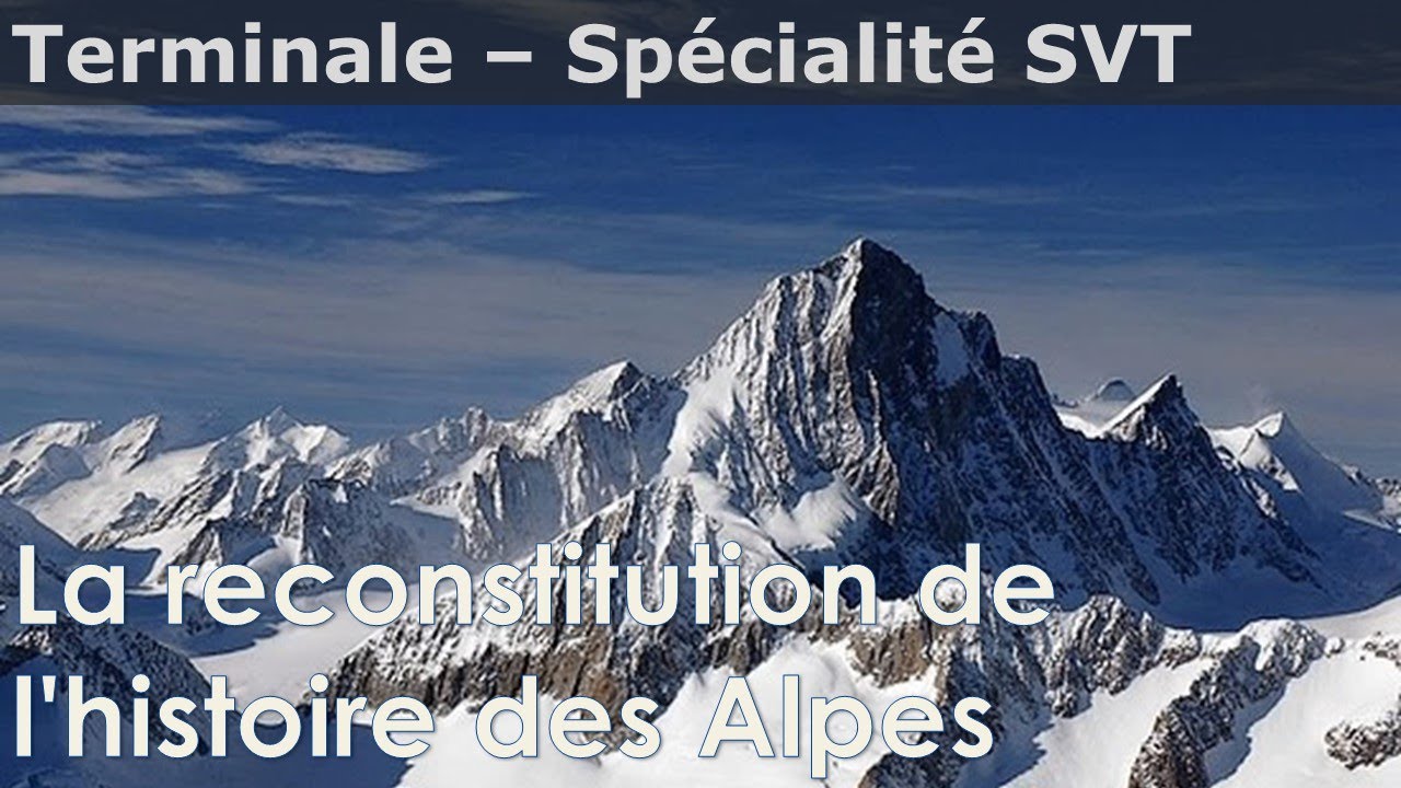 La reconstitution de l'histoire des Alpes - SVT - Terminale