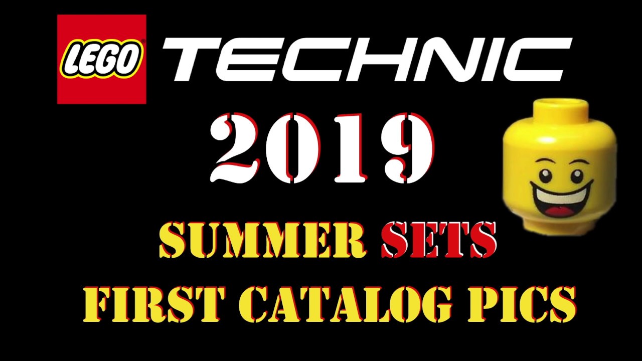 Lego Technic 2019 SUMMER Catalog First PICS!