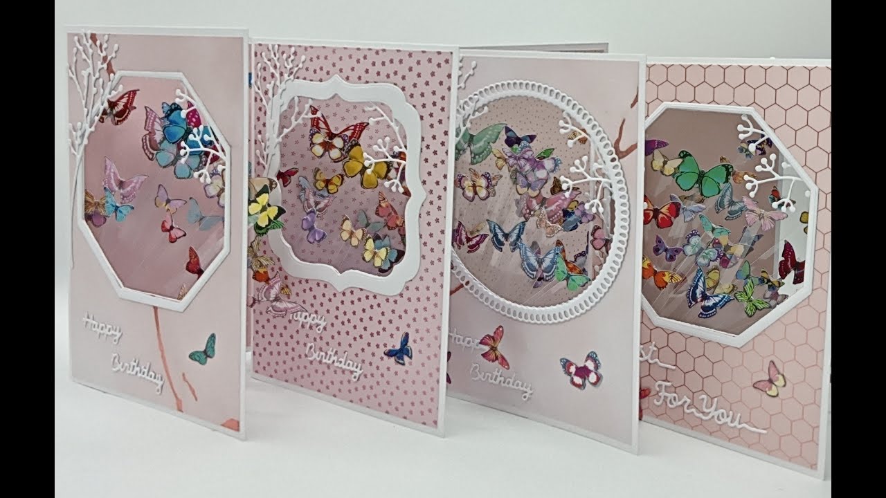 Napkin Fold Pop Out Butterfly Card - Jacky Drake (Part 1)