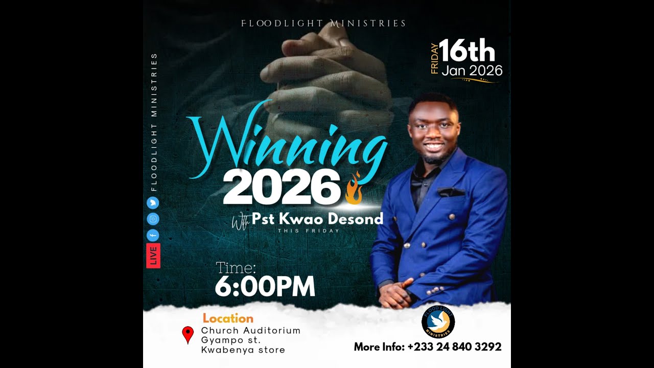 21 DAYS FASTING AND PRAYER || DAY 8 || EVENING SERVICE ||  16.01.2026