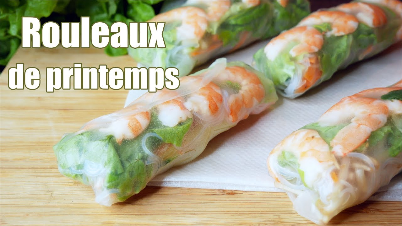 Rouleaux de printemps facile 🥗