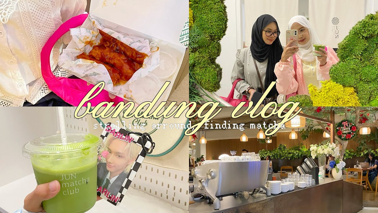 💭🍵 mini vlog: 2 days in bandung (ke braga, matcha club, stroling arround!)👀