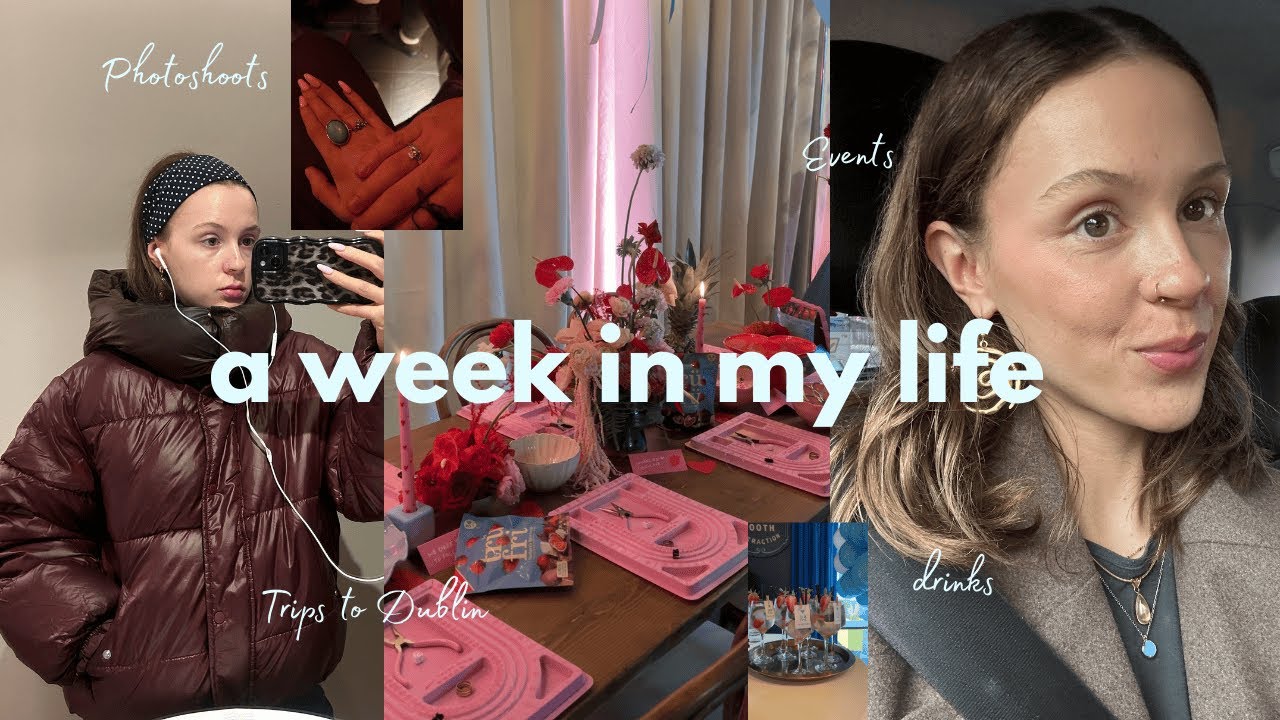 SPEND A WEEK WITH ME! | Dublin | Photoshoot | Evenings out