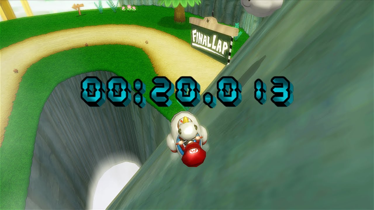 [Former MKW WR] Mushroom Gorge Glitch - 20.013