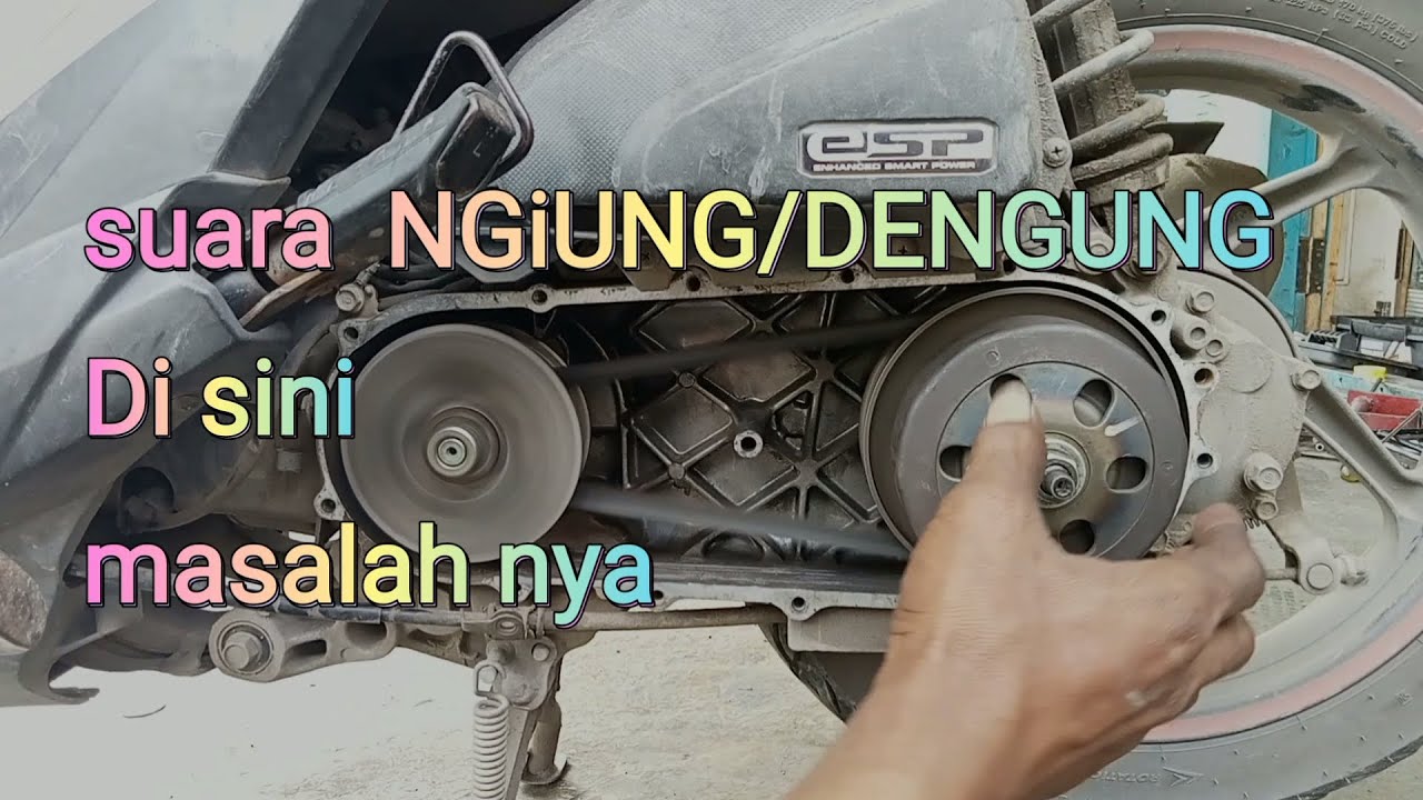 penyebab bunyi dengung,ngiung di motor beat. Matic