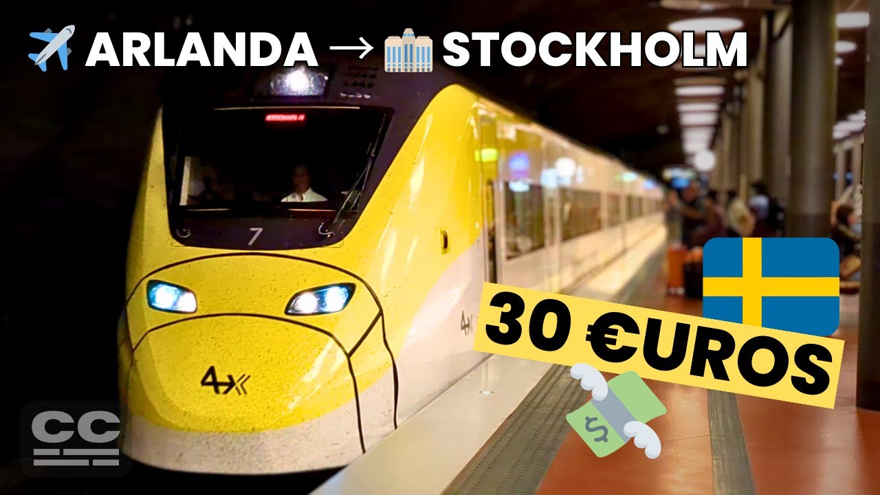 ARLANDA EXPRESS is EXPENSIVE? 🚄💸 to Stockholm in 18 MIN for around &euro;30