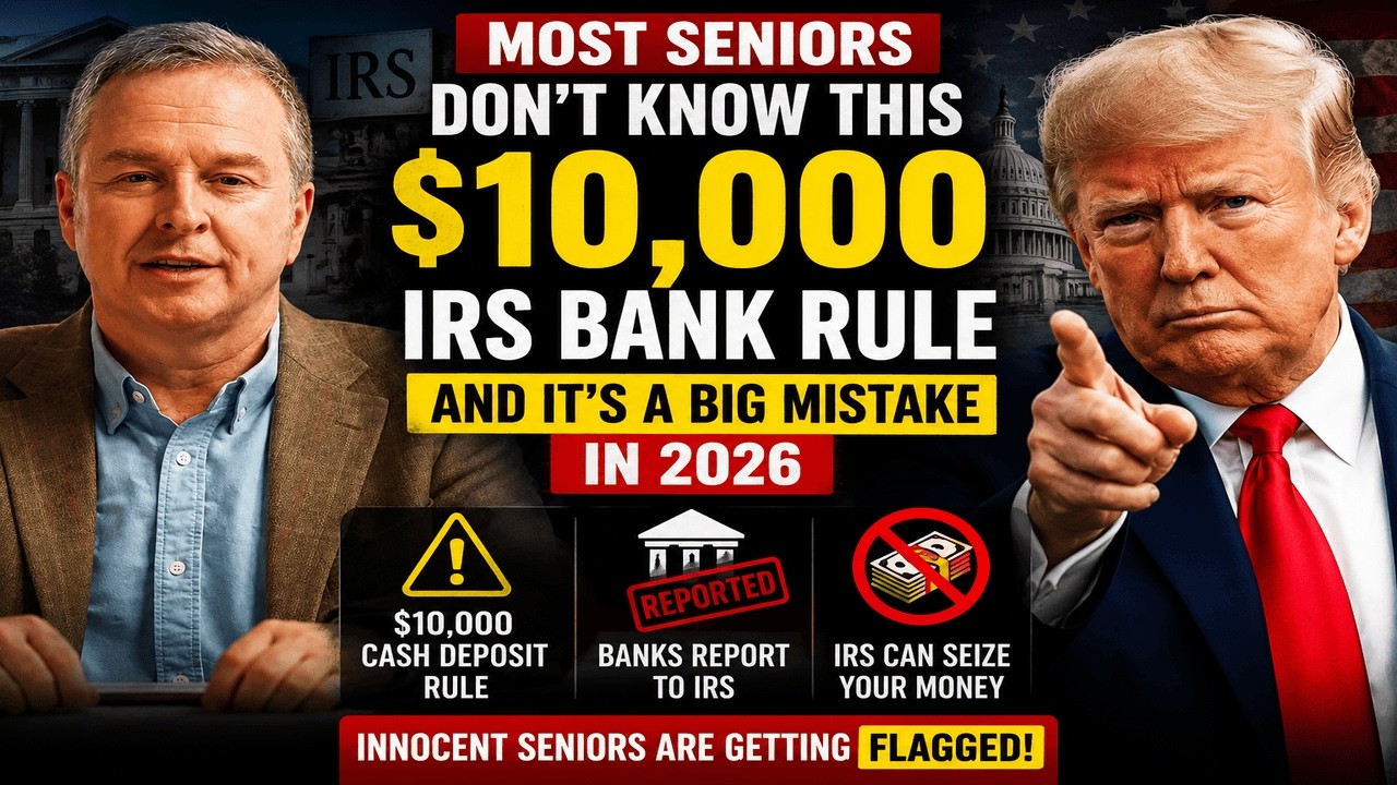 Most Seniors Don't Know This $10,000 IRS Bank Rule &mdash; And It's a Big Mistake in 2026 1080p caption