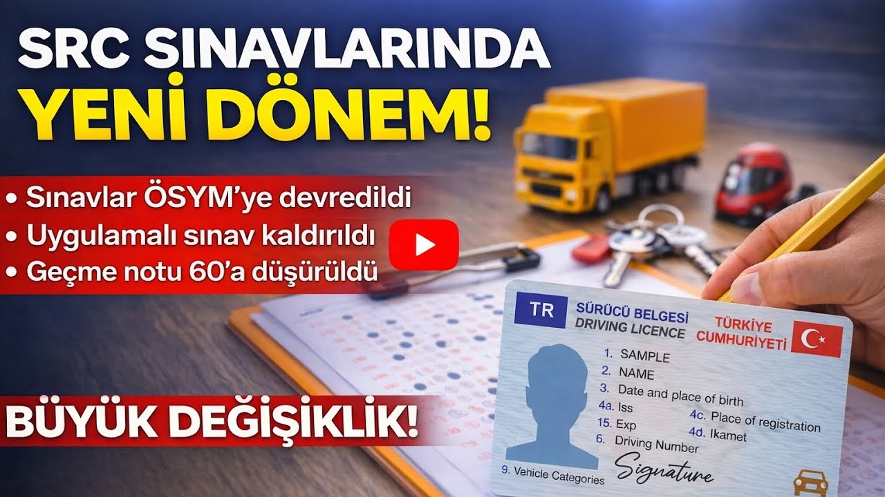SRC Sınavlarında Büyük Değişiklik ! | ÖSYM Dönemi Başladı