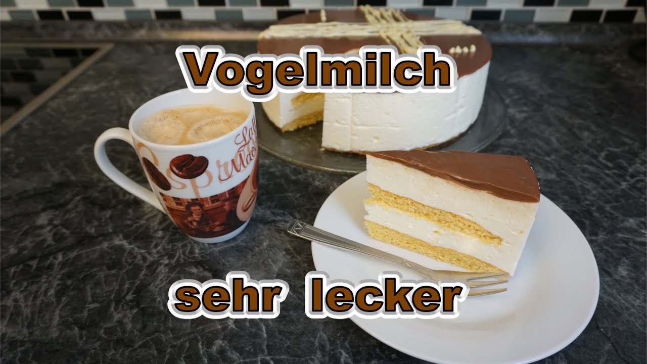 Torte Vogelmilch. Leicht und sehr lecker.