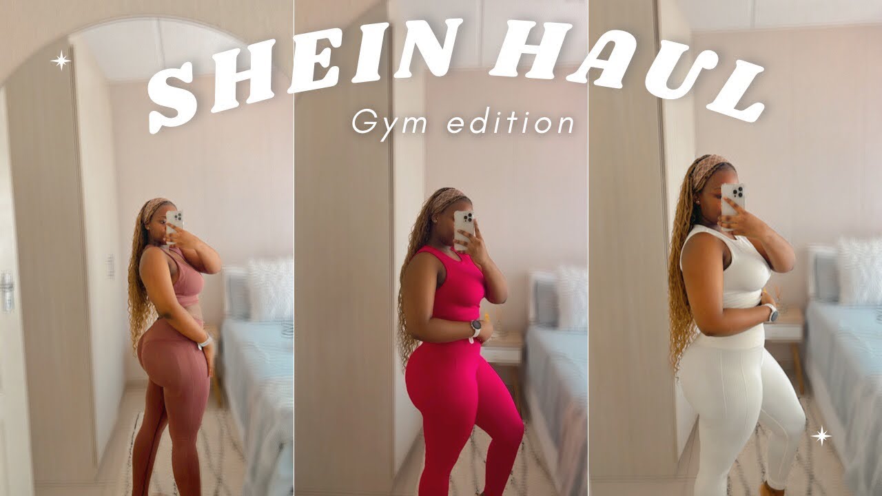 Shein haul : gym edition | affordable gym outfits try on haul | Must have sets