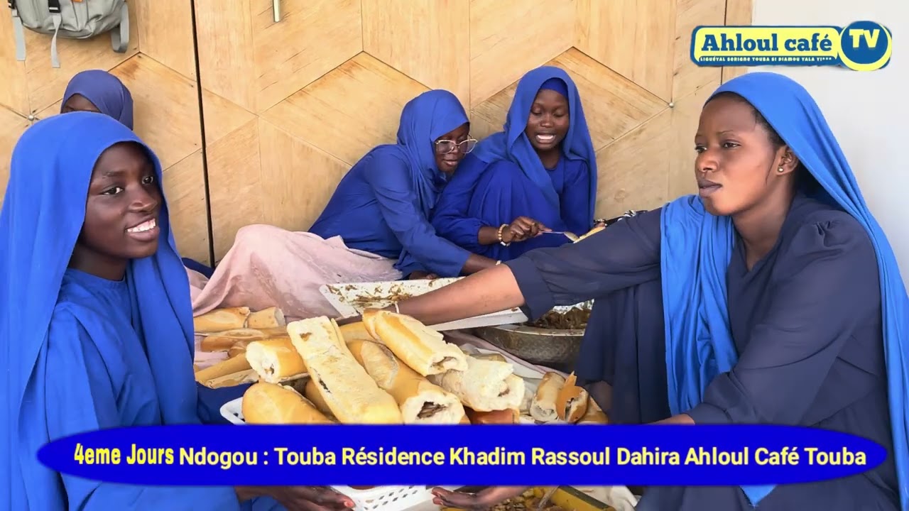 Ahloul Café Tv Ndogou Touba Résidence Khadim Rassoul Dahira Ahloul Café Touba Sokhna Mame Isseu Mb.
