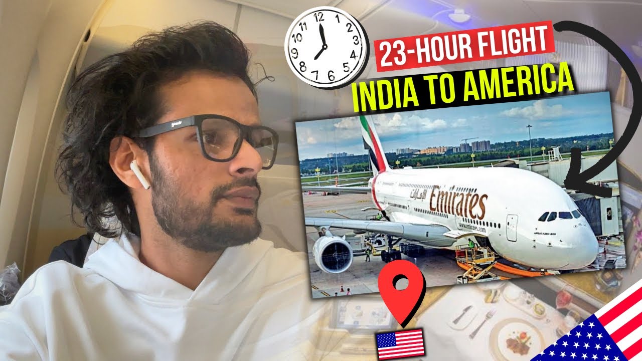 INDIA TO USA TRAVEL VLOG 2025 - Watch this before coming to USA  🇮🇳🇺🇸 | Emirates India To USA