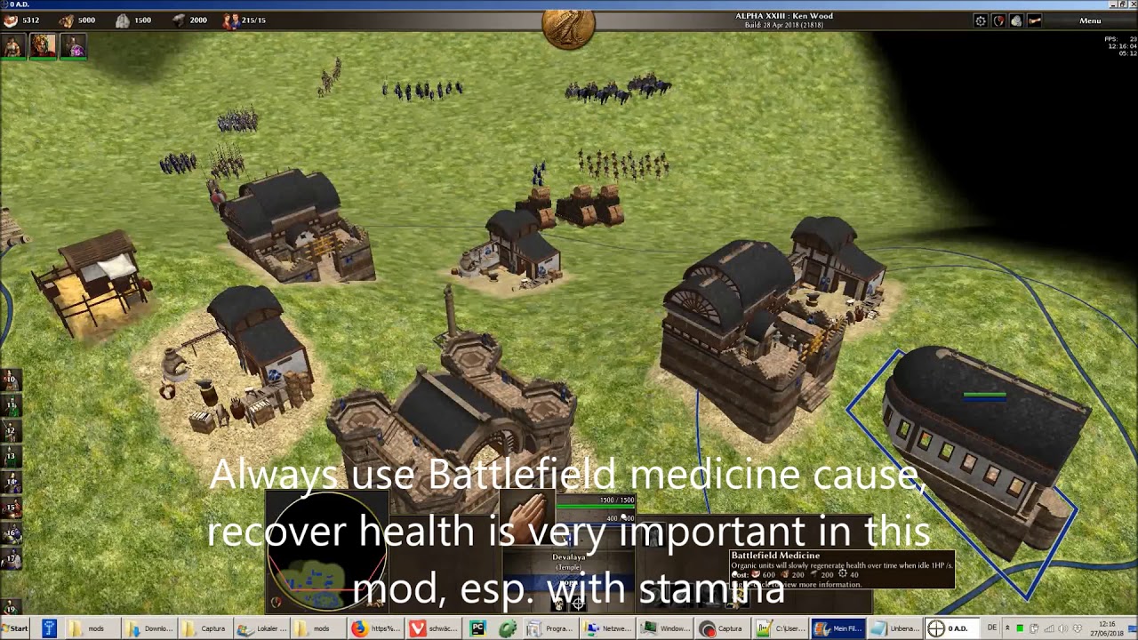 0  A.D. bataillon.and formation fighting mod