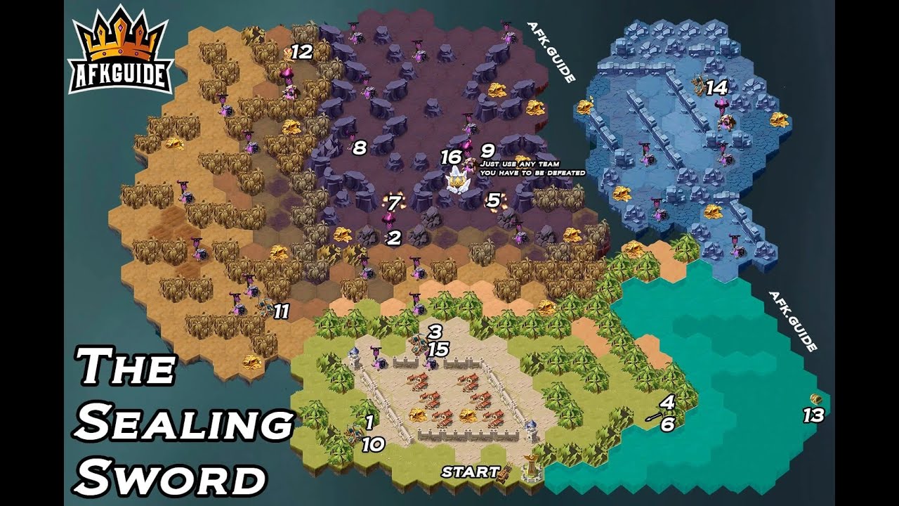 رحلة العجائب سيف الختم  AFK Arena The Sealing Sword