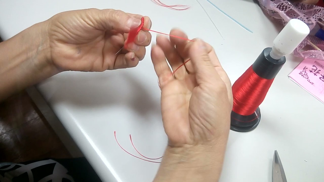 黃瑪莉纏花/基礎篇/紙條型圓仔花