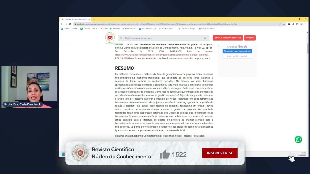 Influ&ecirc;ncia da Economia Comportamental - Durval Dos Santos