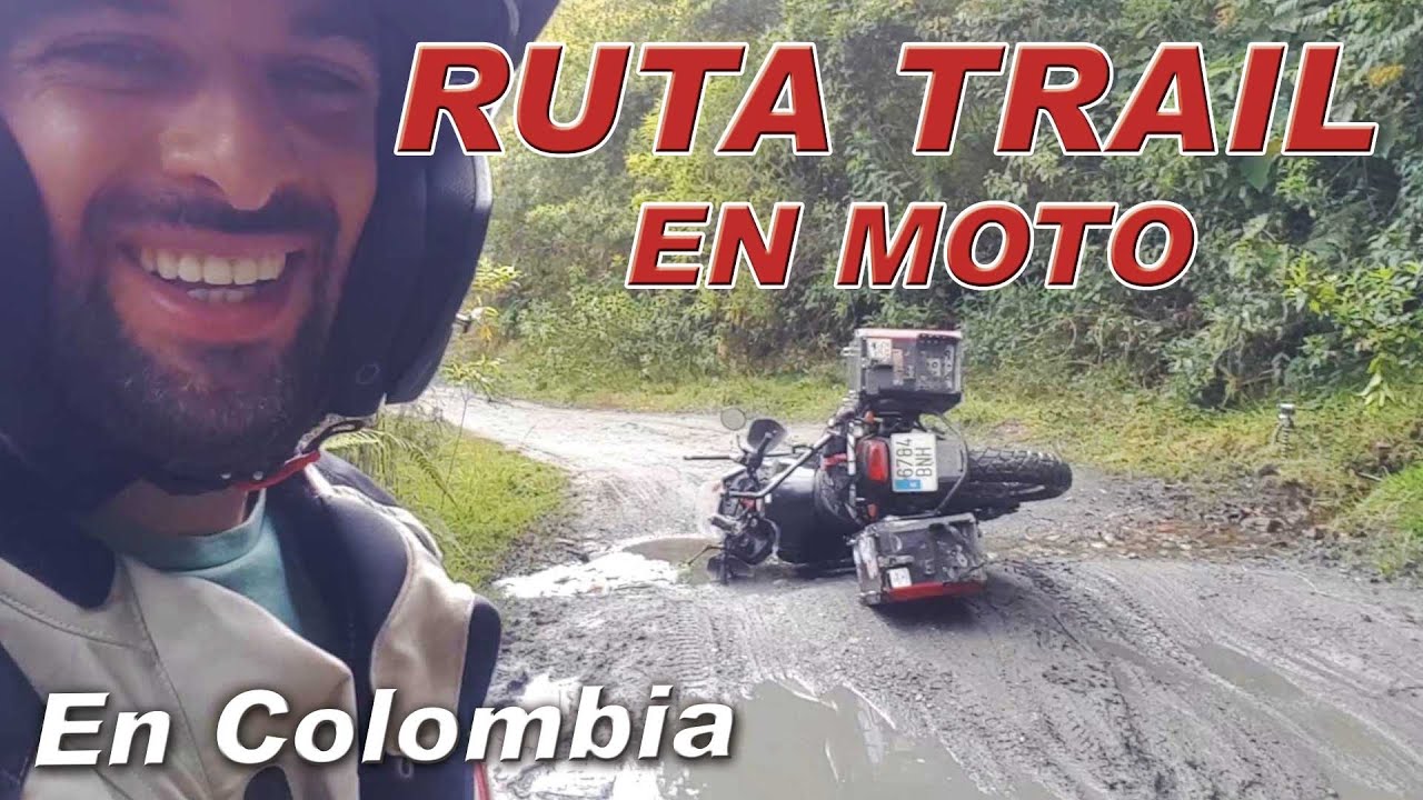 RUTA en MOTO TRAIL AL PARAISO en COLOMBIA, el valle de Cocora - Vuelta al Mundo en Moto - Ep#68