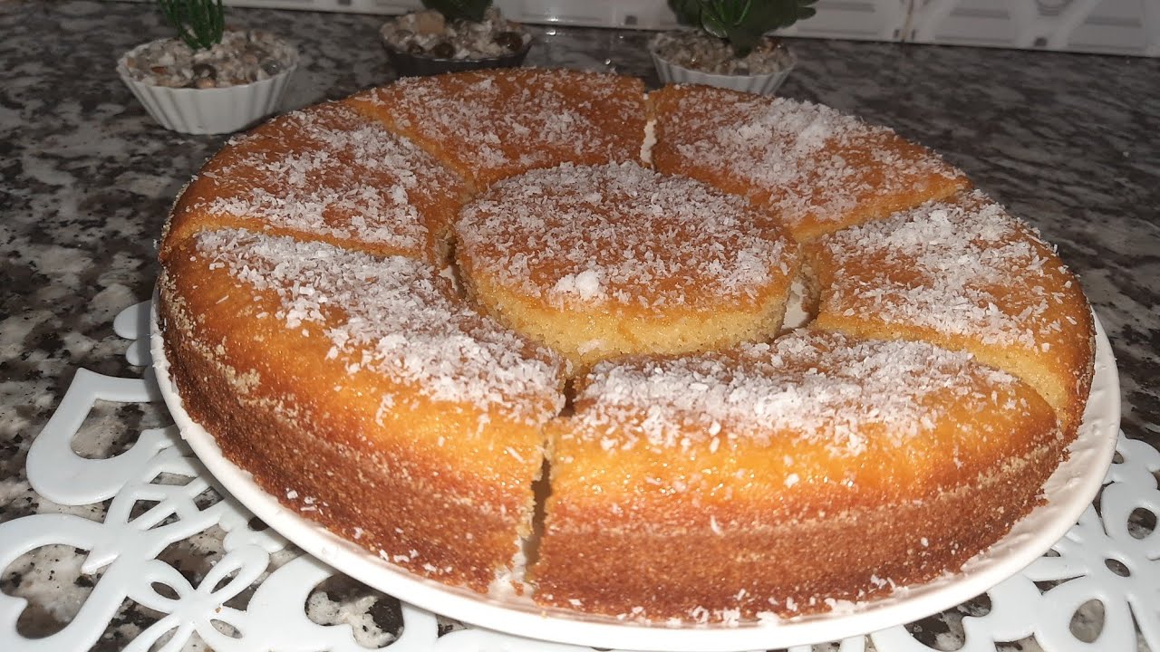 Recette Basboussa/Gâteau à la semoule très moelleux sans sirop👌