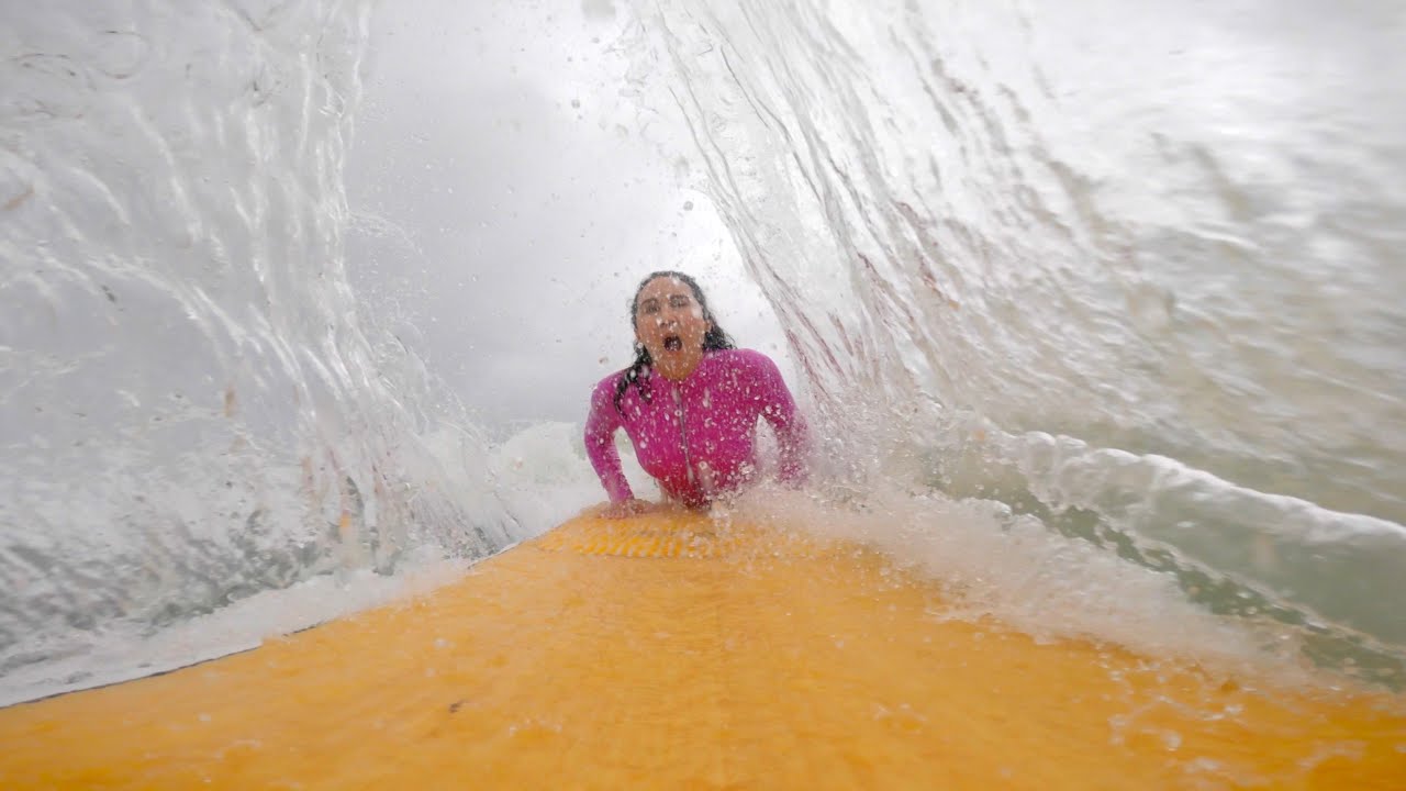 Snowboarders Try SURFING For the First Time ft. Lamangata Surf Resort in Costa Rica