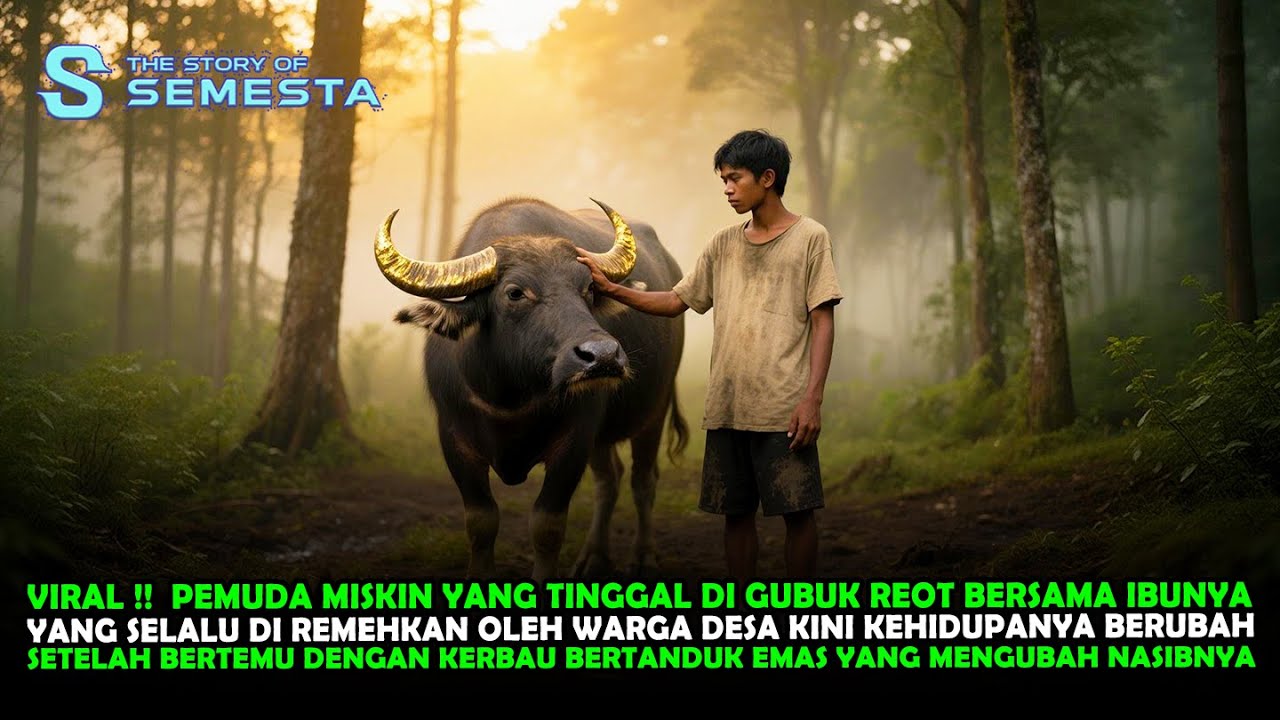 VIRAL !! DIHINA KARENA MISKIN, PEMUDA INI BERTEMU KERBAU BERTANDUK EMAS YANG MERUBAH KEHIDUPANYA
