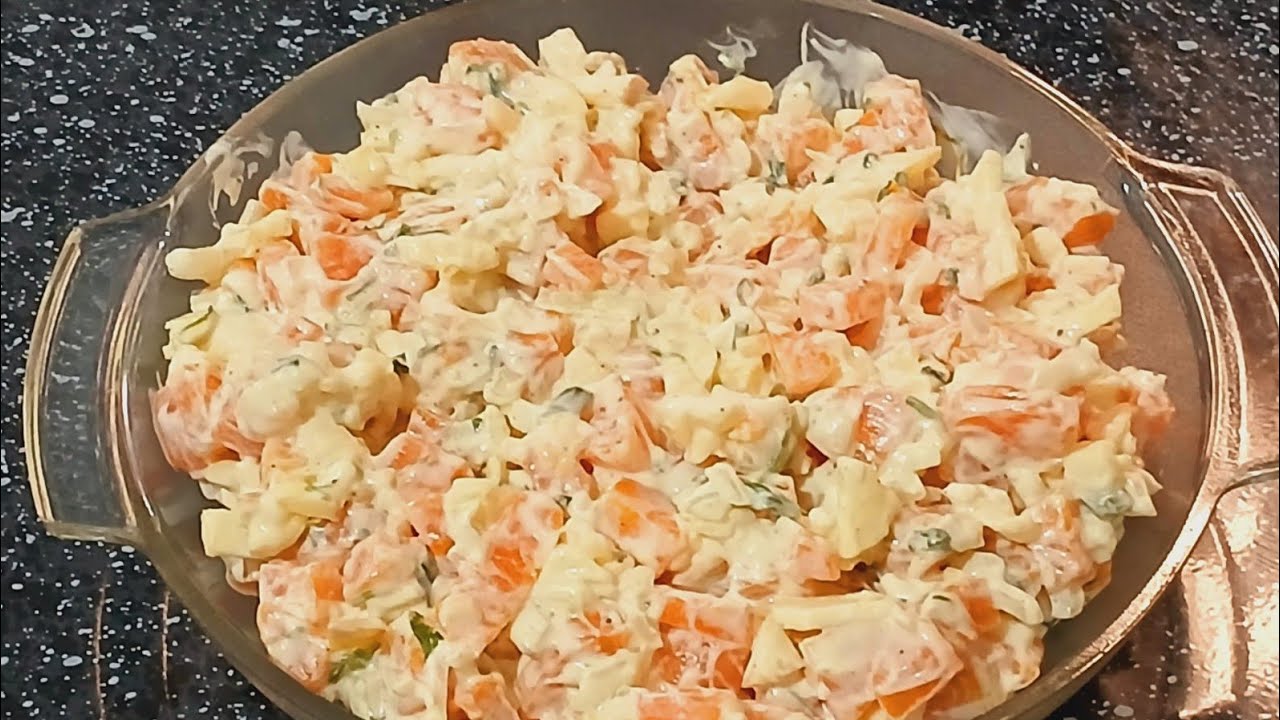 Você Nunca Viu Salada de Maionese Gostosa Assim!! Super Cremosa/Não Sobra Nada😋