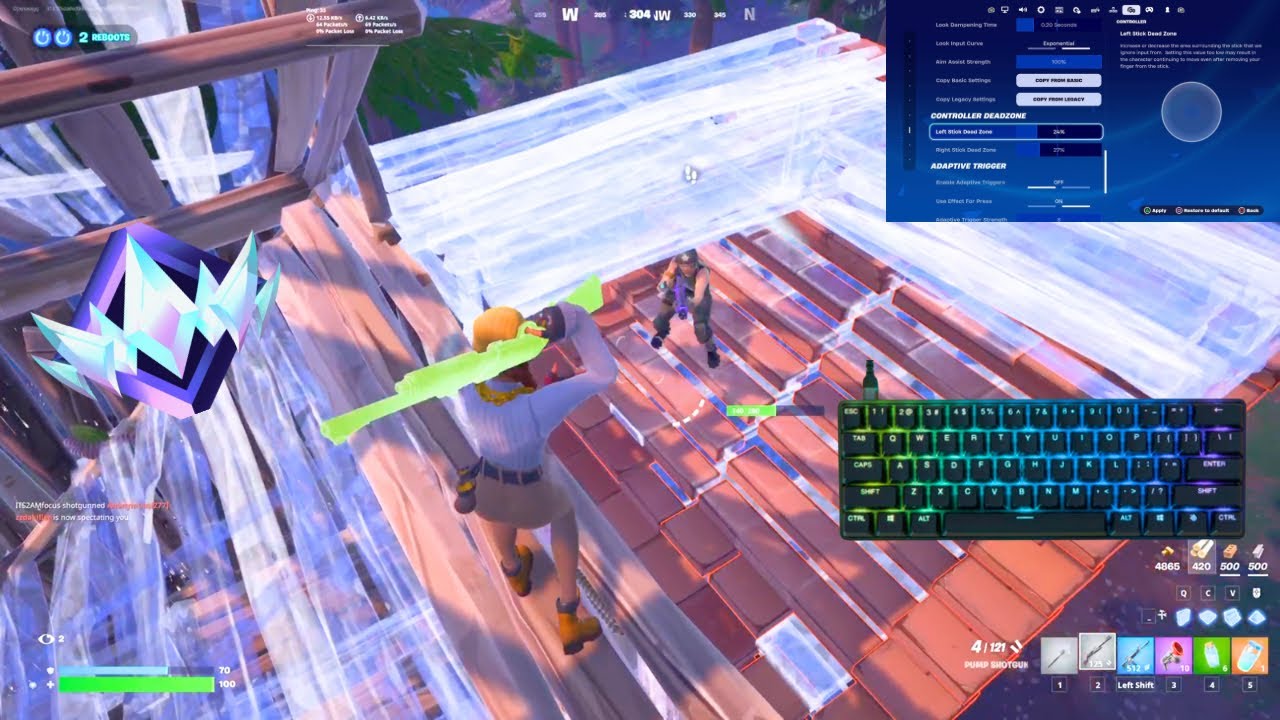 Fortnite Unreal Ranked Reload On PS5 |Keyboard & Mouse Gameplay | 120 FPS | 4K