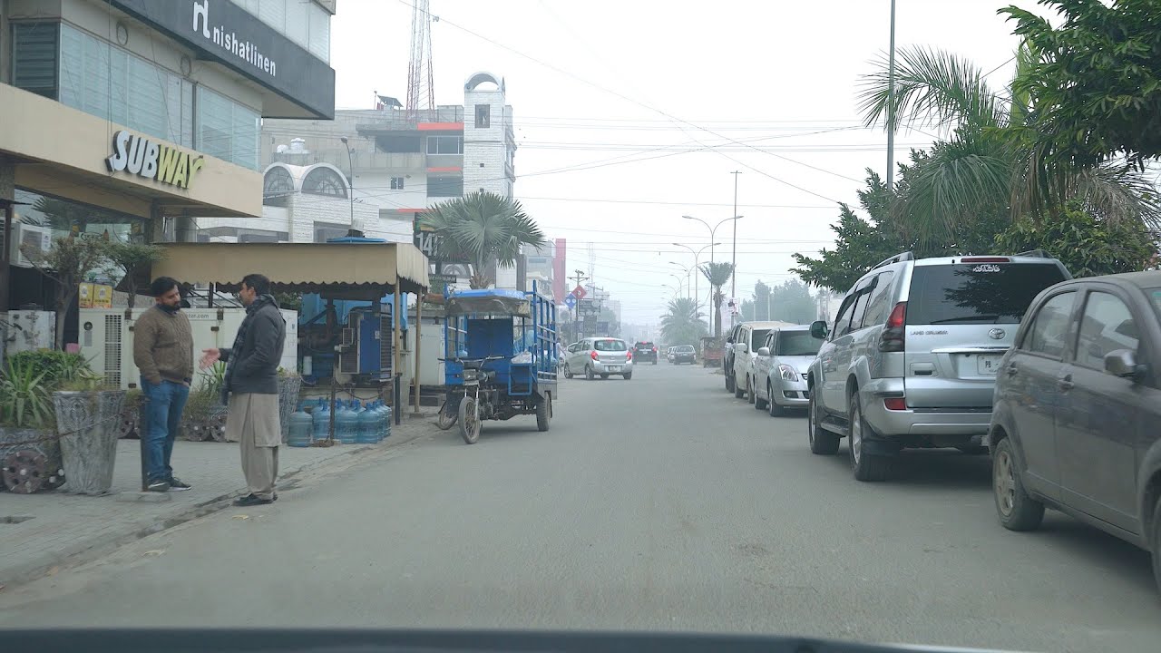 Faisalabad City, 8K HDR, Winter Drive 2022, A foggy afternoon, Punjab, Pakistan 🇵🇰 Virtual Drive