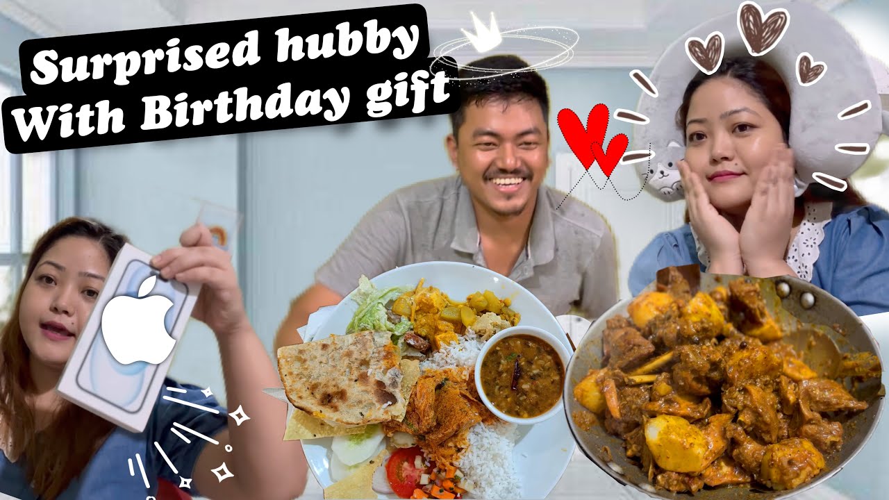 Bought my husband his First iphone on his birthday, Priceless reaction 🥰// poohvlogs