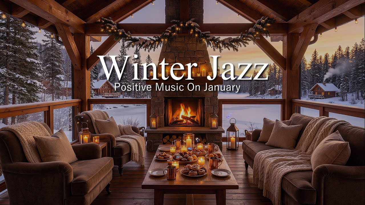NO ADS Positive January Jazz | Bossa Nova Piano & Exquisite Coffee Jazz Music