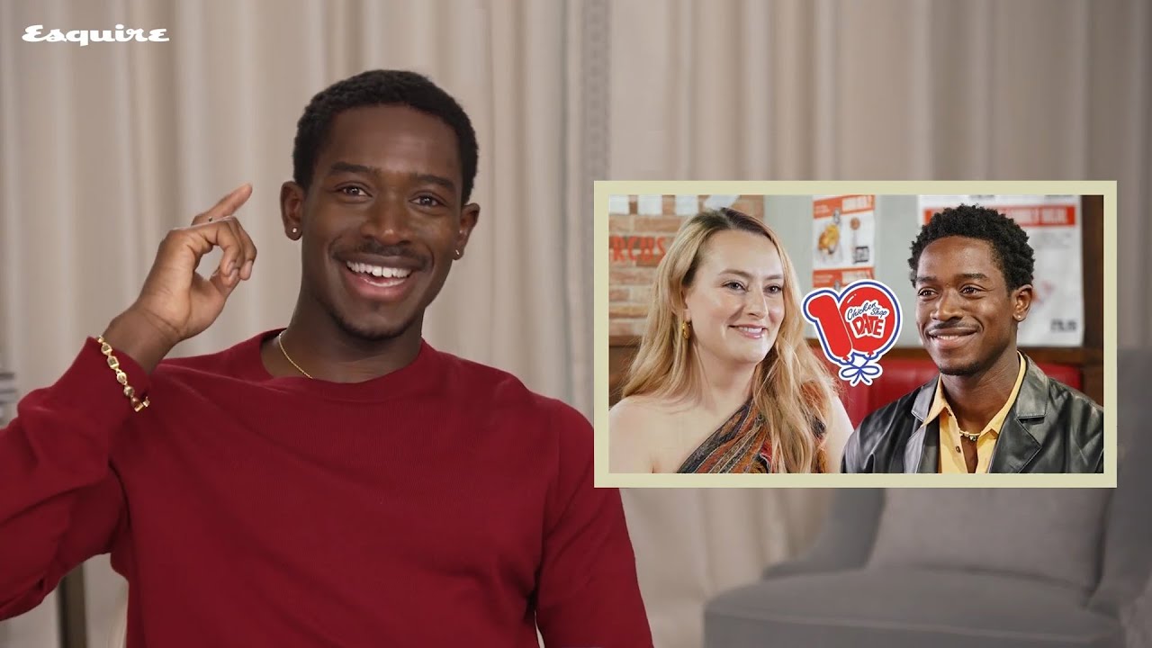Damson Idris Defends His Leather Outfit On Chicken Shop Date & Describes His Perfect Romantic Outing