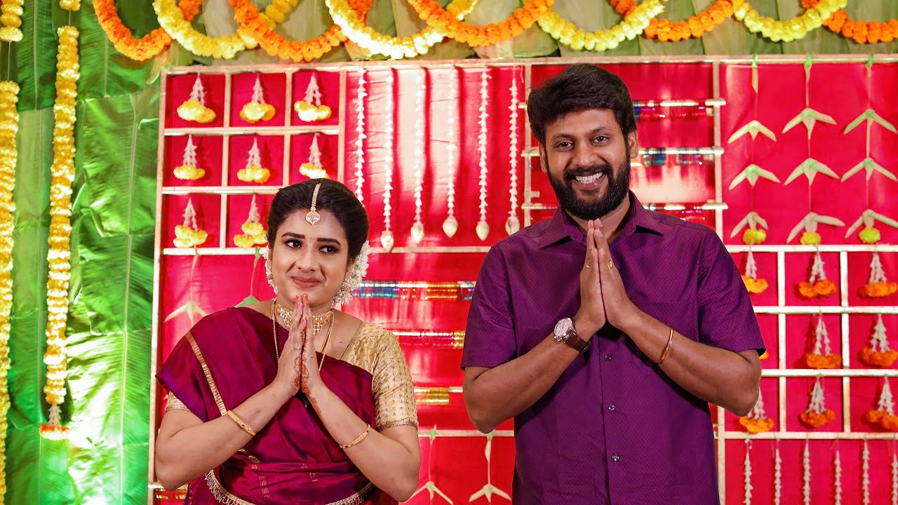 Vijay TV Rio Raj & Sruthi | Celebrity Baby Shower Highlights | ISWARYA PHOTOS™