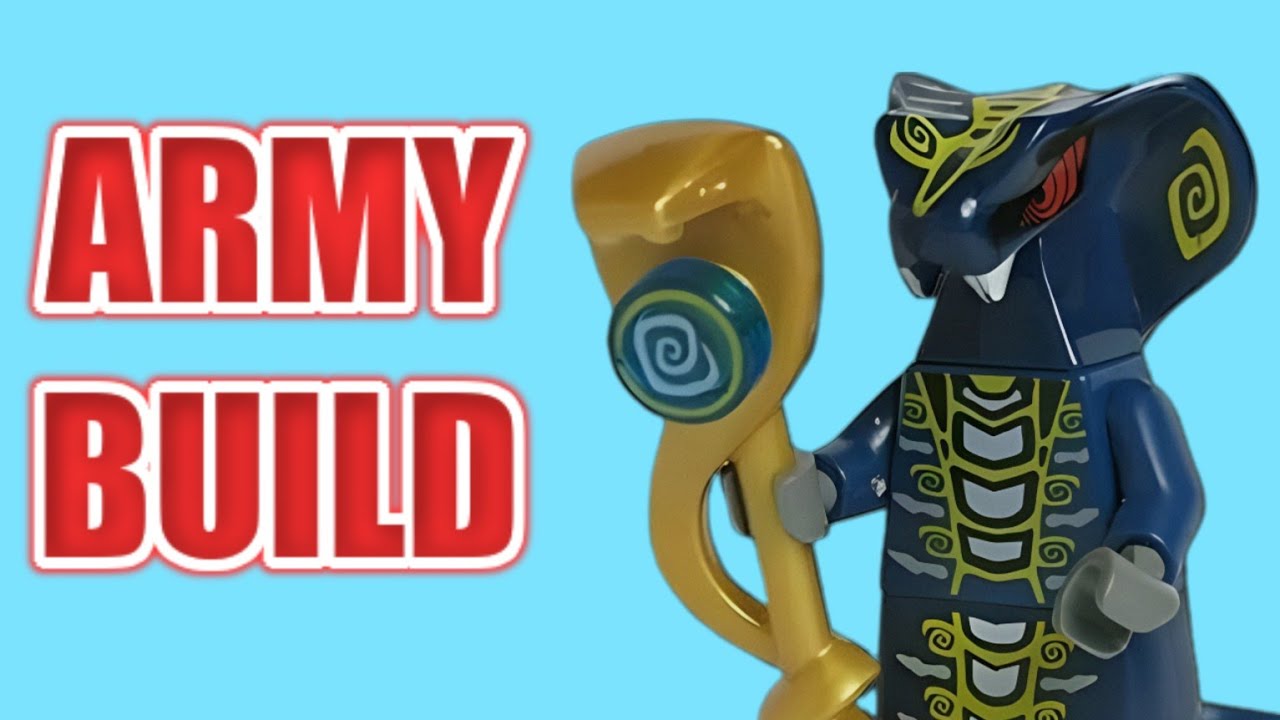 How to build a LEGO Serpentine Army! [2023 Edition]