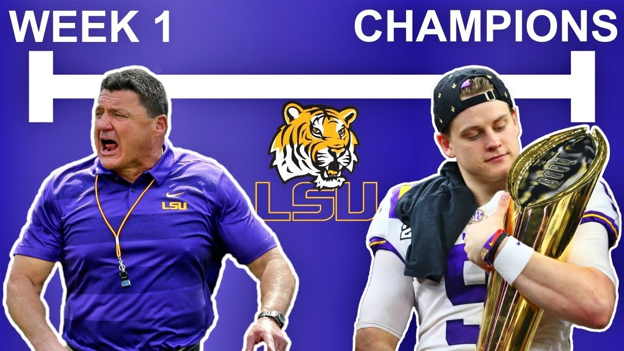 Timeline of LSU Football Championship | Perfect 15-0 Season 🔥