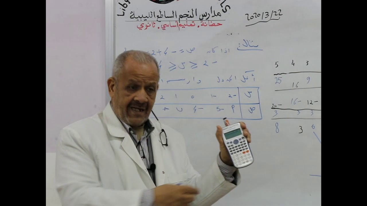 مادة الرياضيات للصف الأول الثانوي / الحلول البيانية