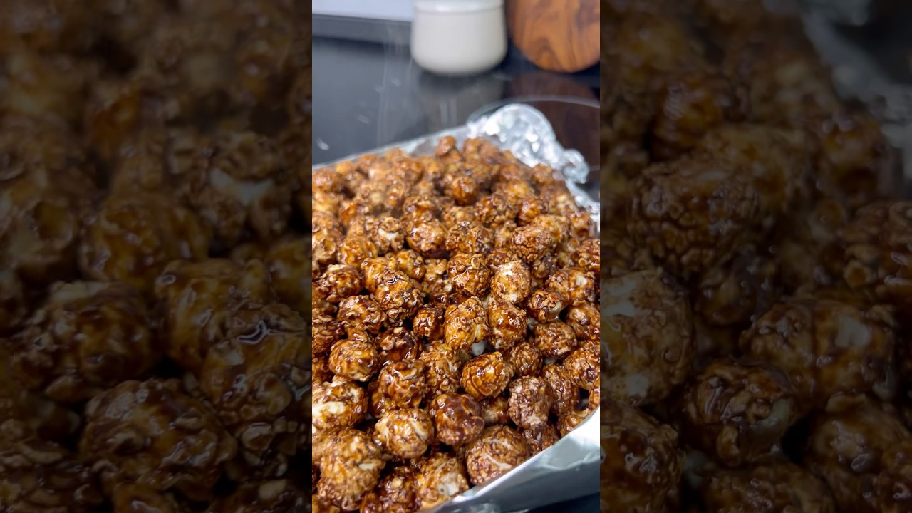Chocolate popcorn. 🍫