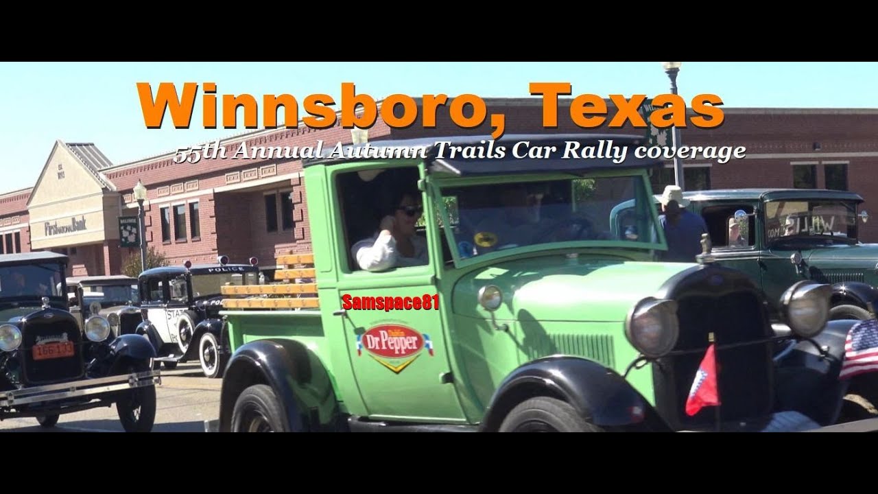 Antique & Classic Car parade & show coverage with Samspace81, Winnsboro, Texas
